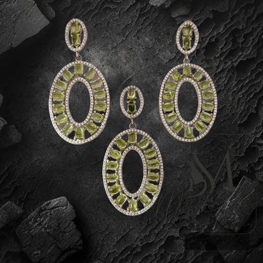 'DHARAA' Statement Pendant Set